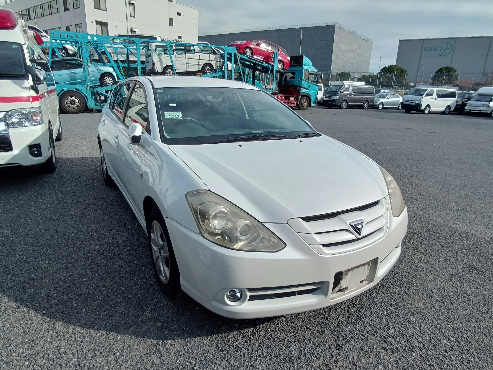 TOYOTA CALDINA 2005 WHITE