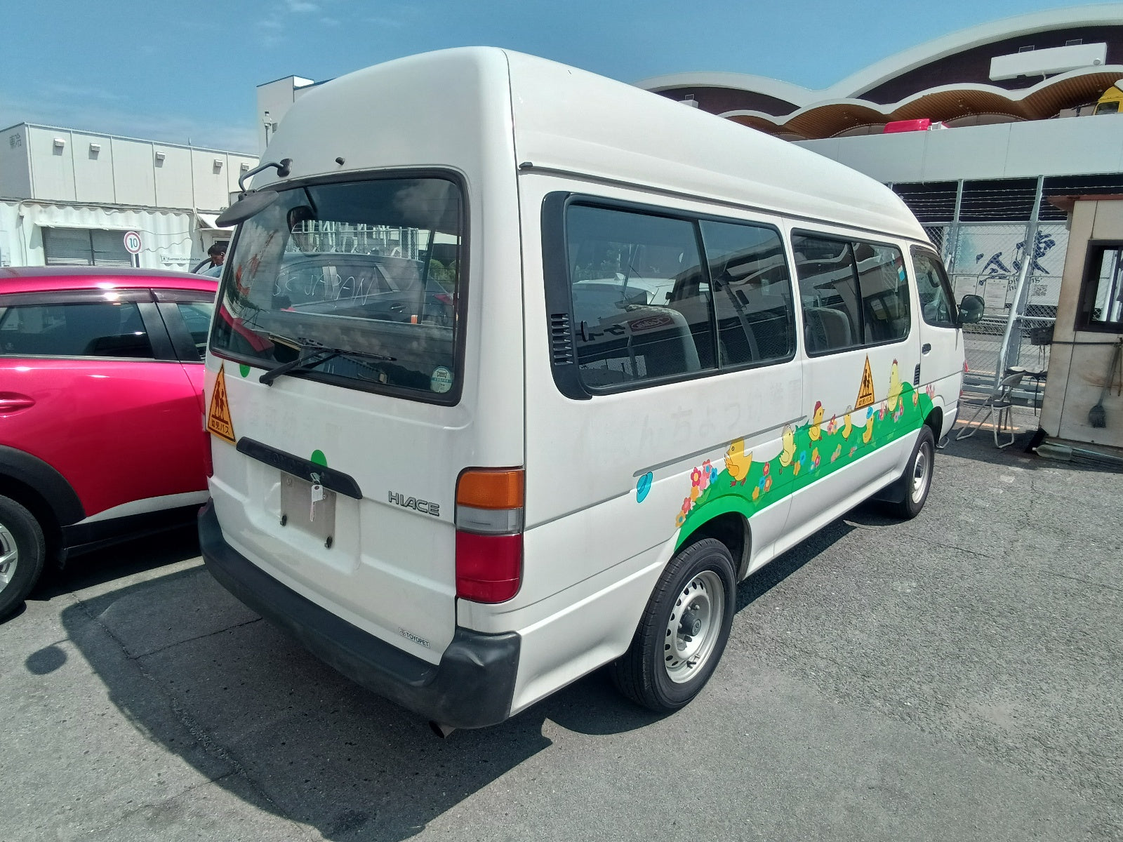 TOYOTA HIACE 2003 WHITE SUPER LONG DX