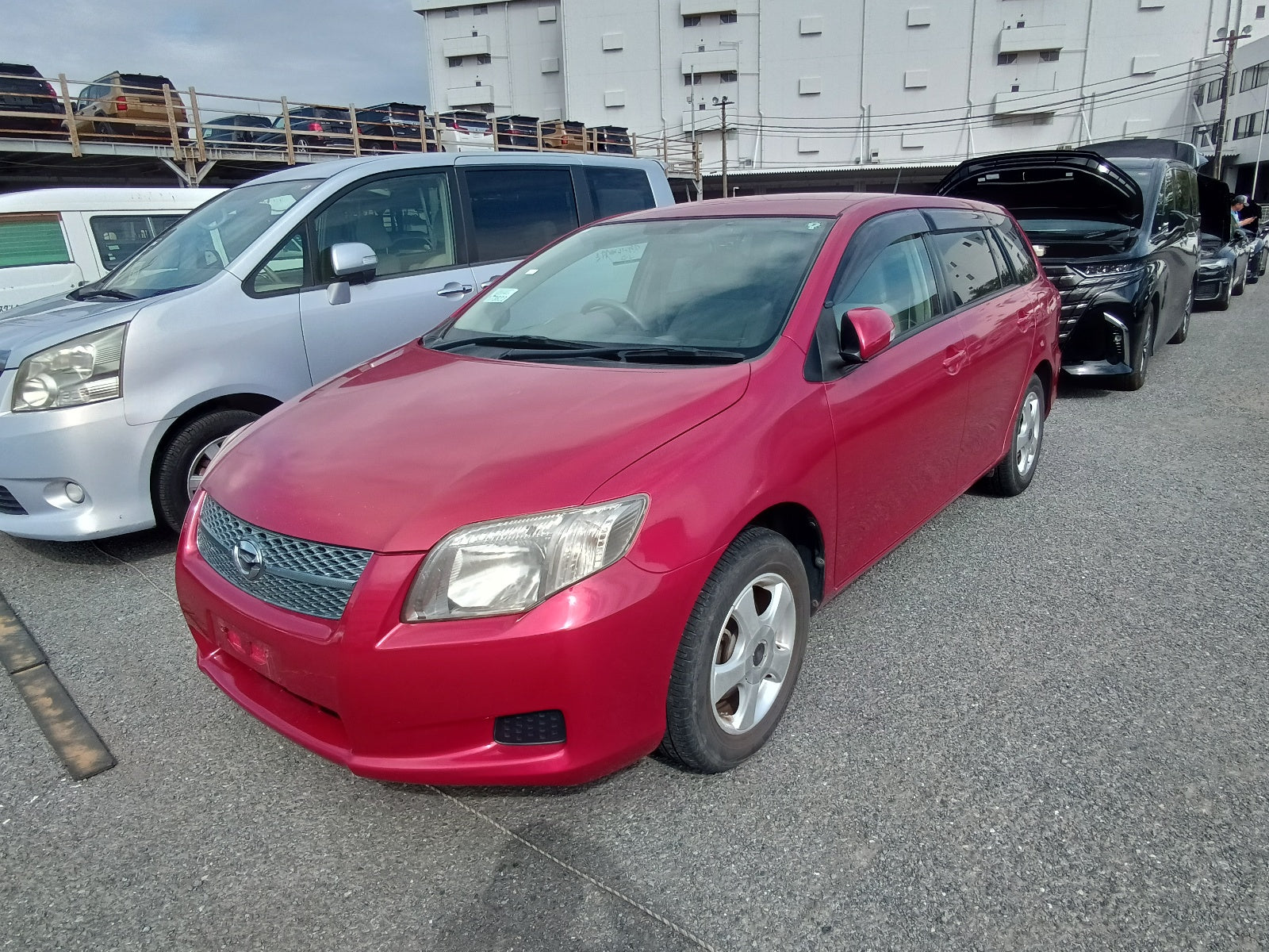 TOYOTA COROLLA FIELDER 2007 red