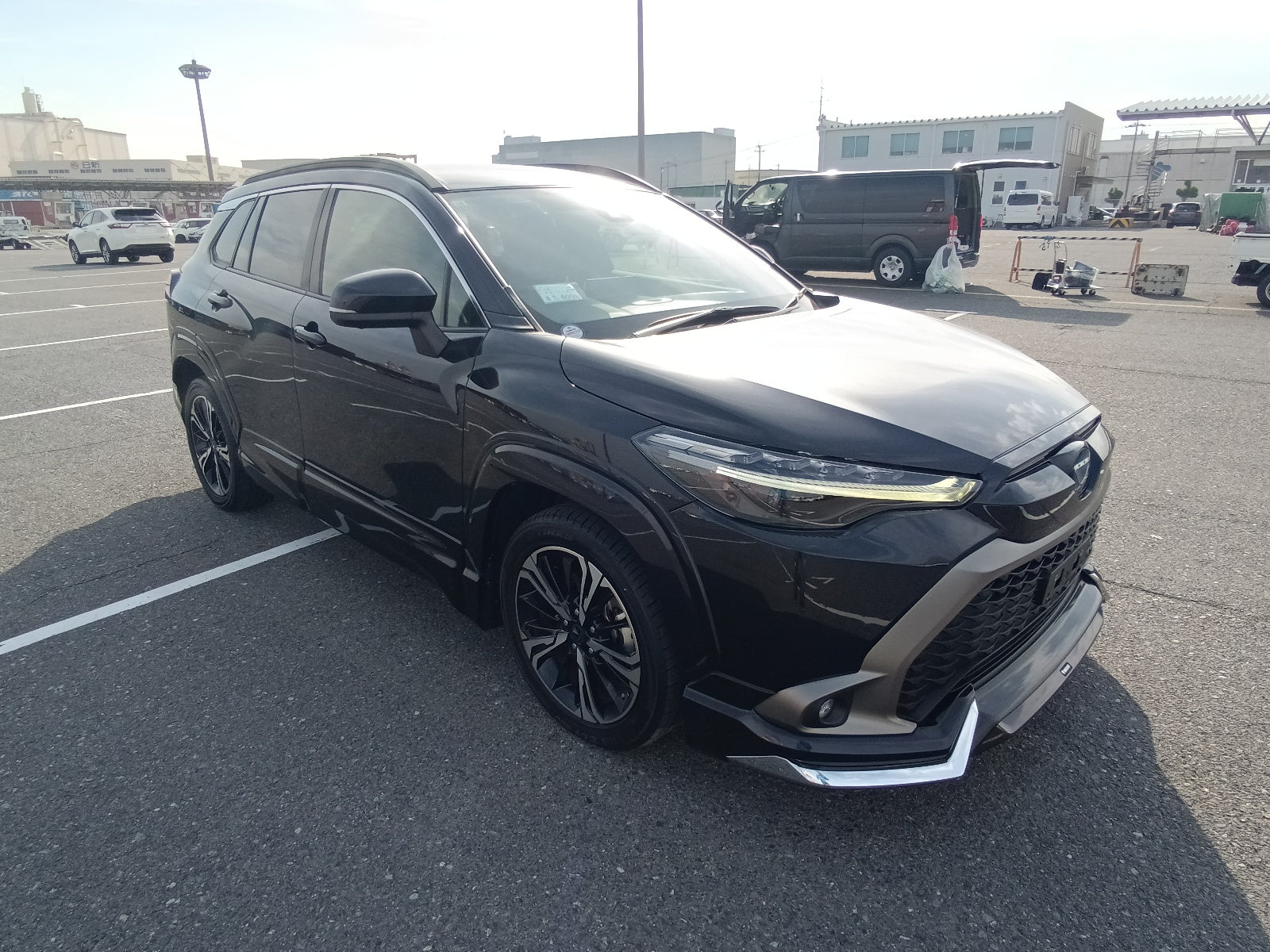 TOYOTA COROLLA CROSS 2021 PEARL HYBRID Z BLACK