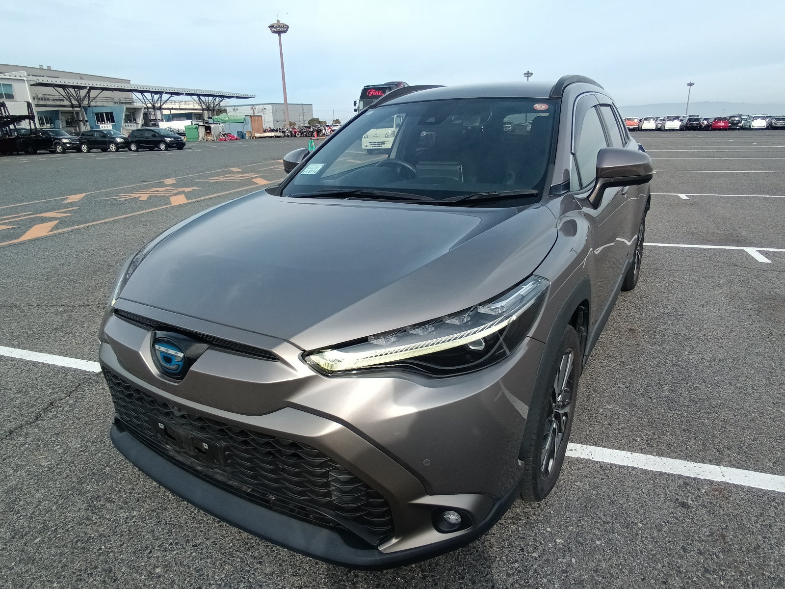 TOYOTA COROLLA CROSS 2021 HYBRID Z BROWN