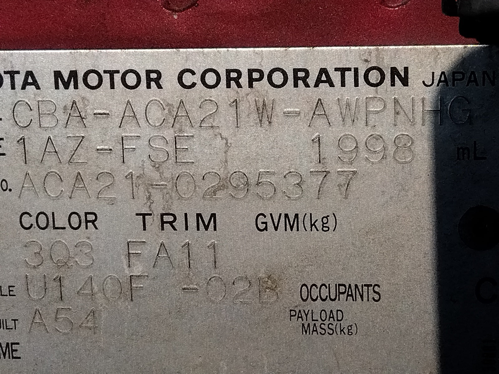 TOYOTA RAV4 - JX G - 2004