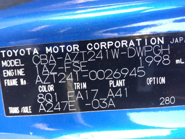 TOYOTA CALDINA-Z-2005