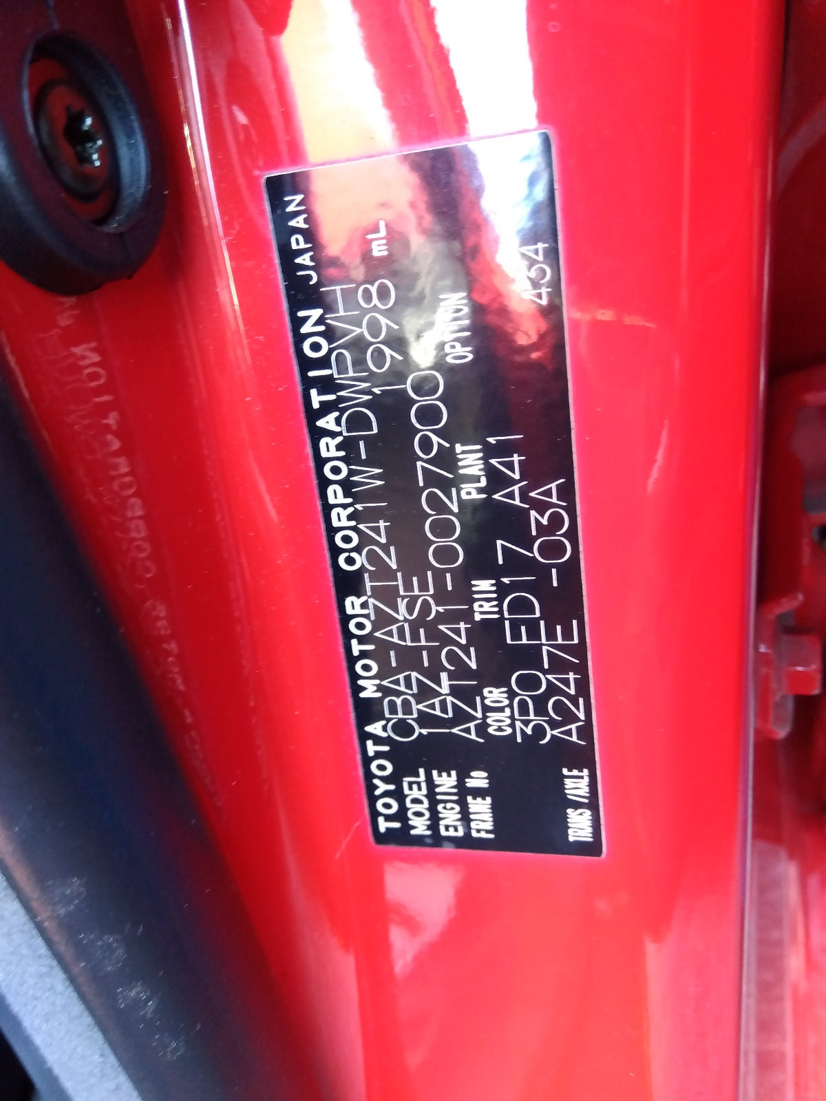 TOYOTA CALDINA-ZT EDITION-2006