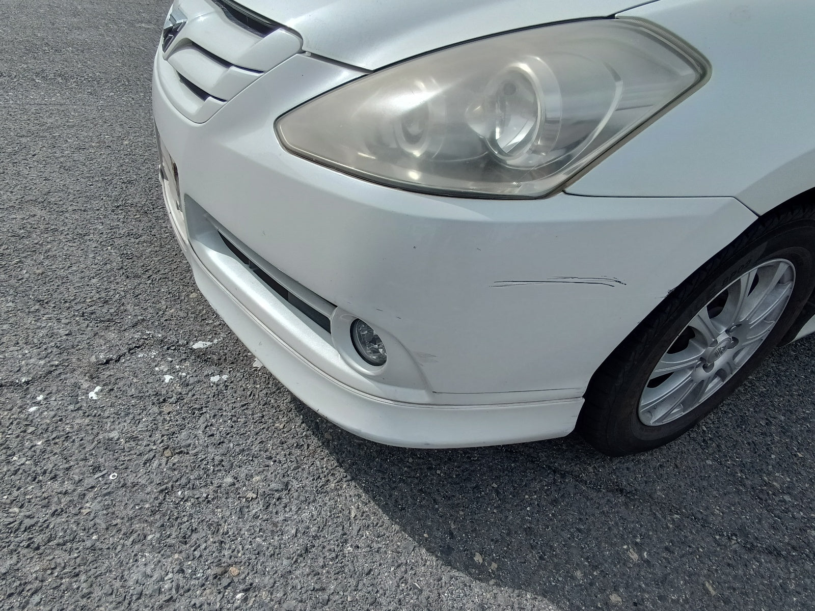 TOYOTA CALDINA-2007 WHITE