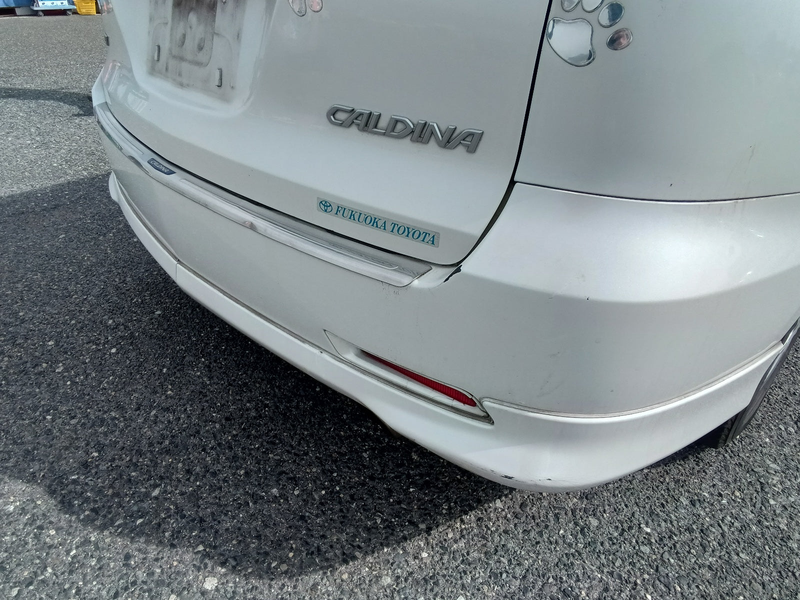 TOYOTA CALDINA-2007 WHITE