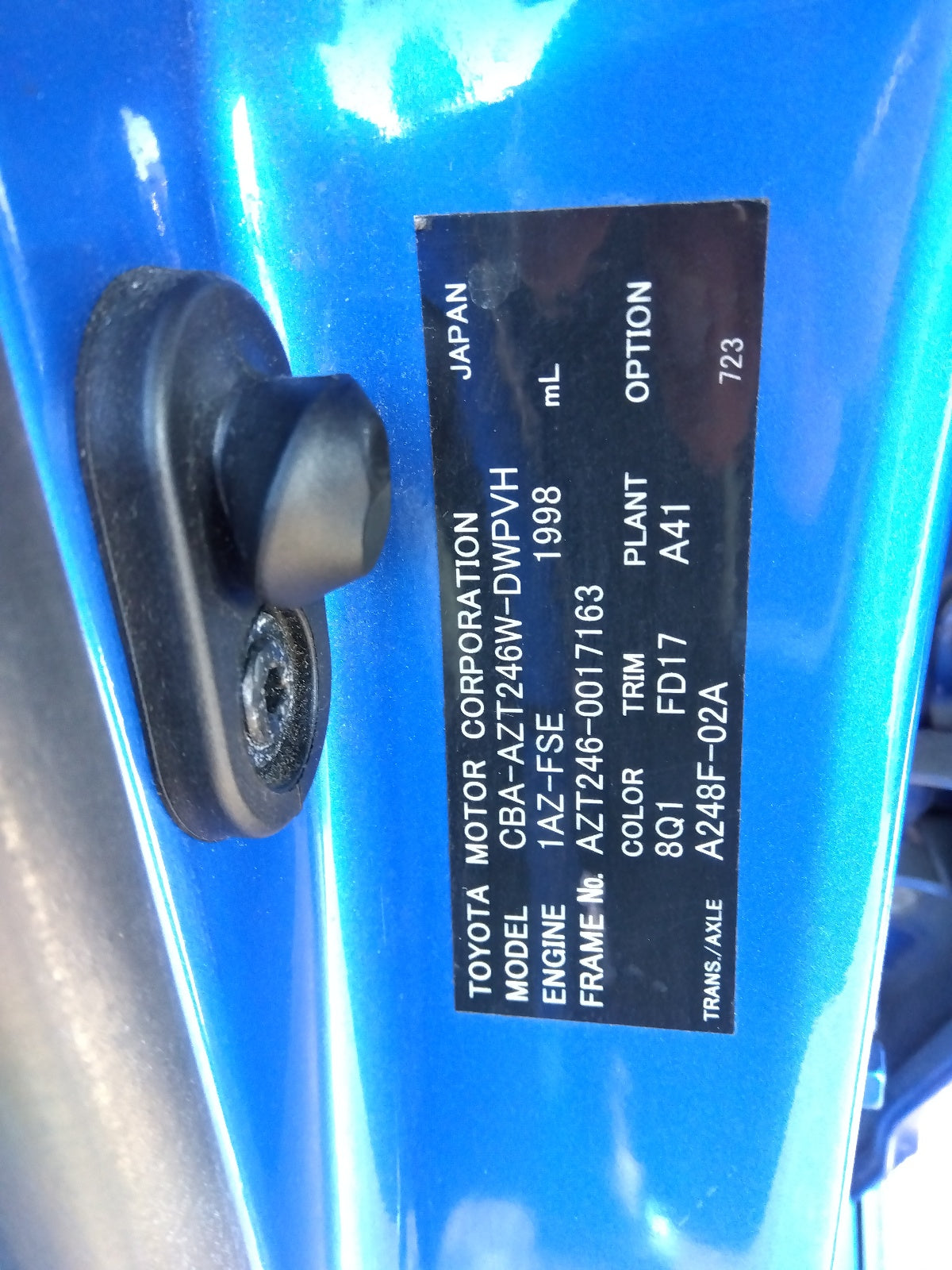 TOYOTA CALDINA-ZT-2006