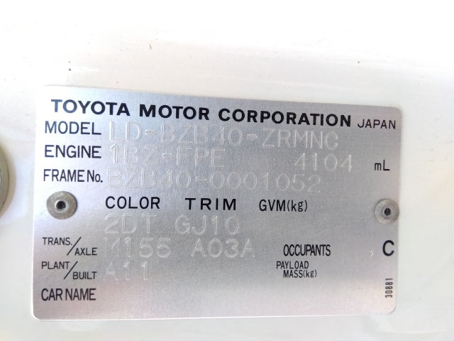 TOYOTA COASTER-LX PKG-2004