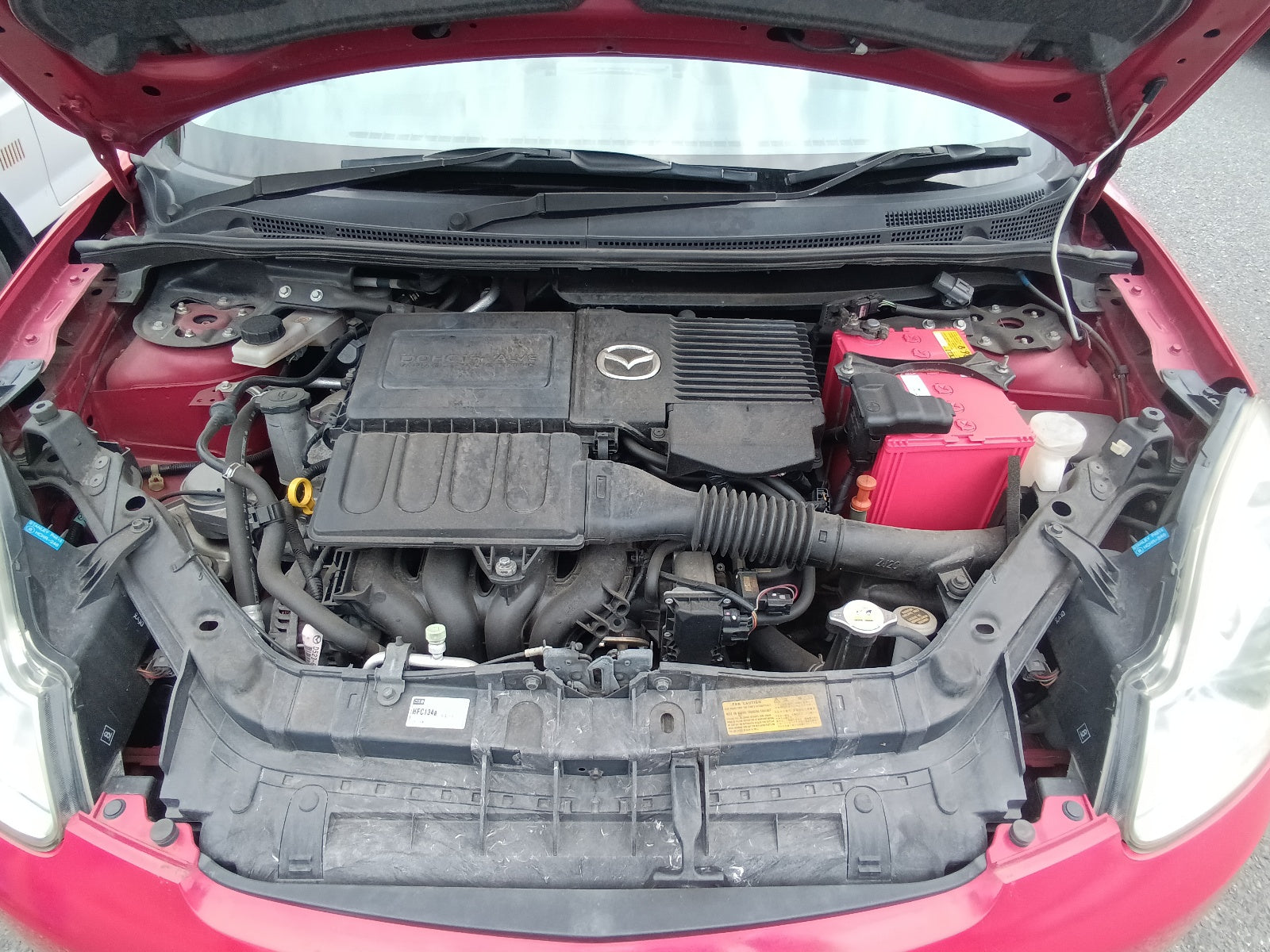MAZDA VERISA 2008 RED