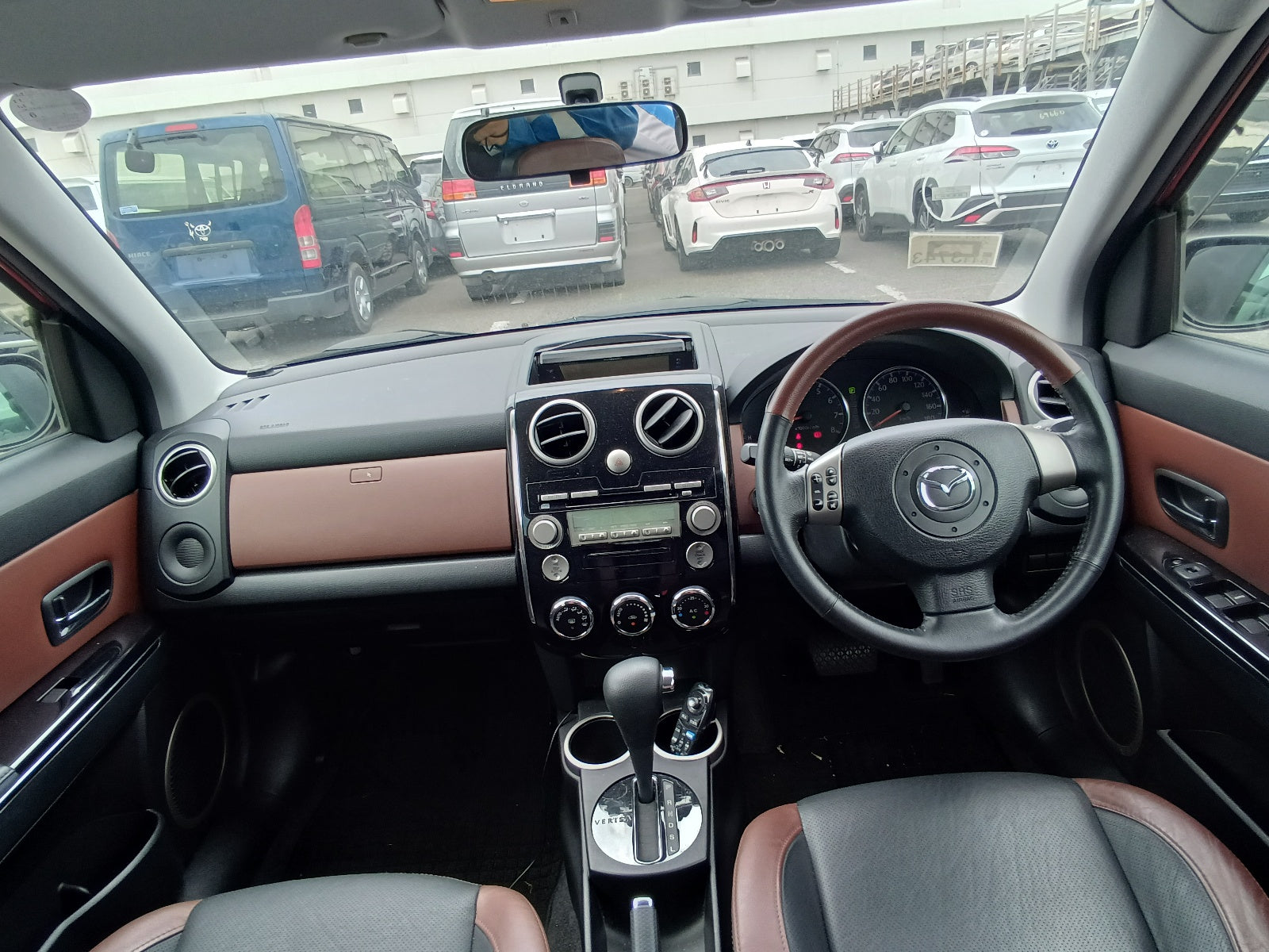 MAZDA VERISA 2008 RED