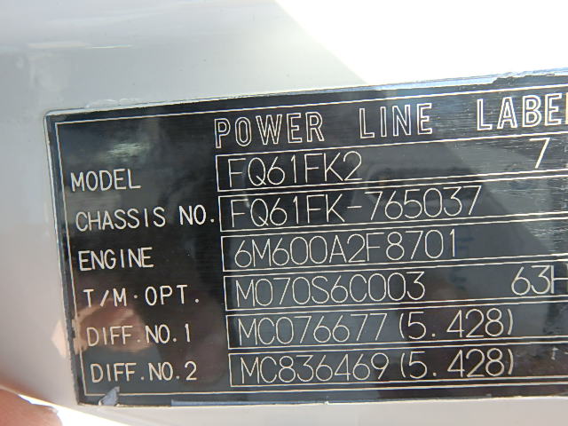 MITSUBISHI FUSO FIGHTER - DUMP TRUCK -2003