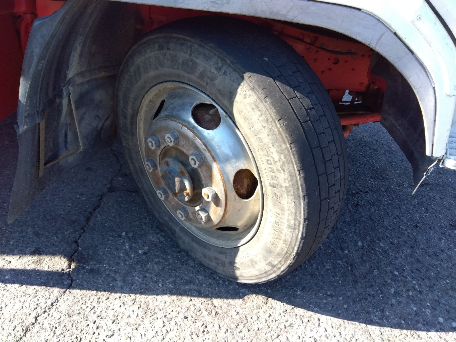 MITSUBISHI FUSO FIGHTER-DUMP TRUCK-2003 WHITE