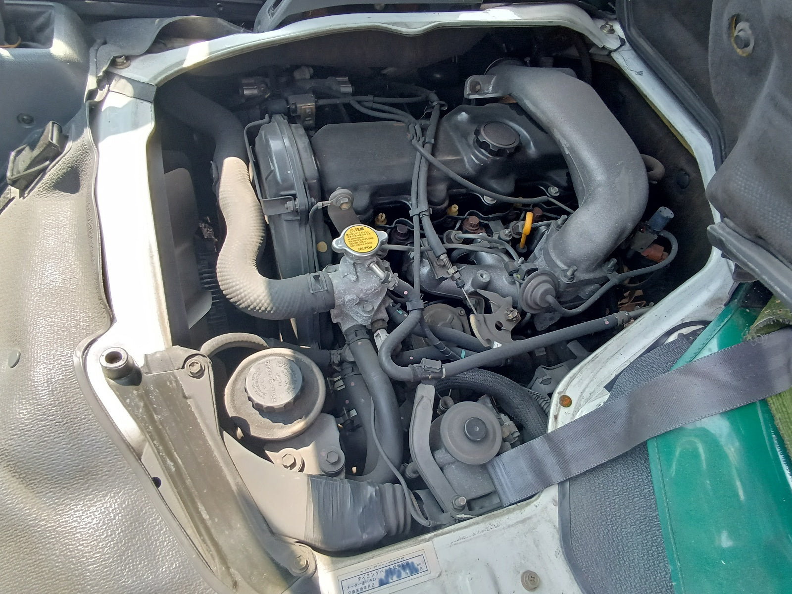 TOYOTA HIACE 2003 WHITE SUPER LONG DX