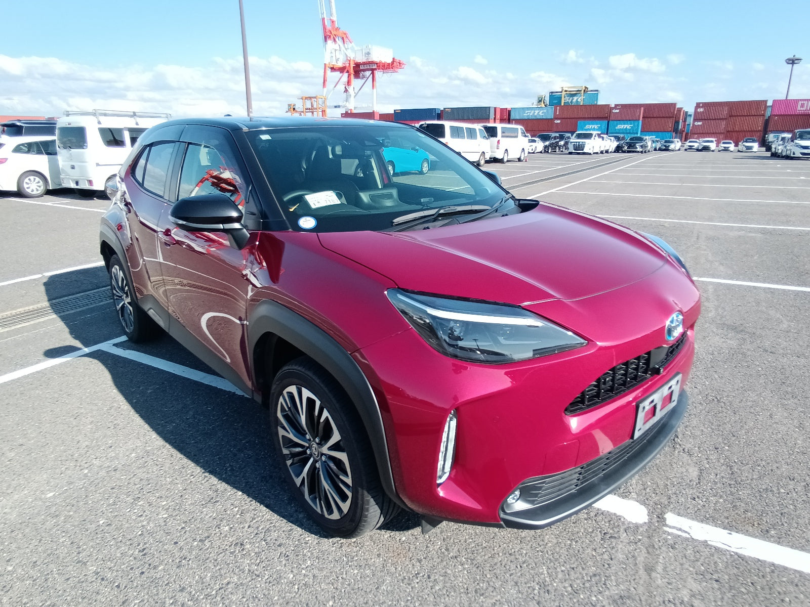 TOYOTA YARIS CROSS-HYBRID Z PACKAGE-2020-RED TWO TONE