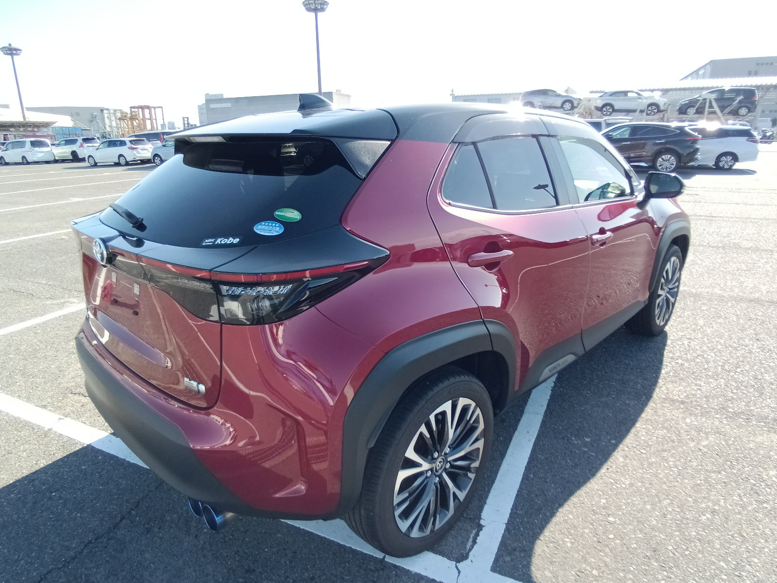 TOYOTA YARIS CROSS-HYBRID Z PACKAGE-2020-RED TWO TONE
