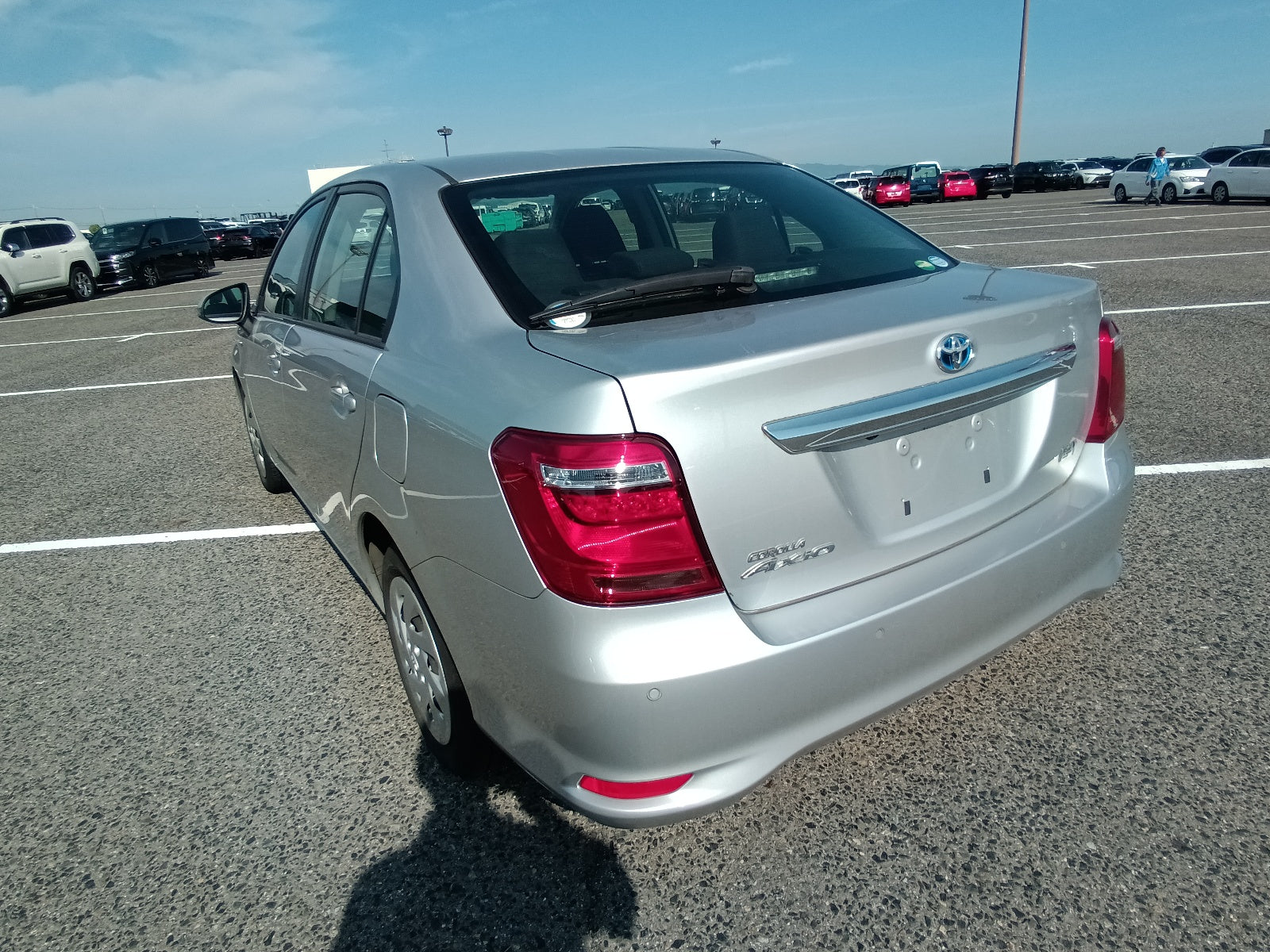 TOYOTA COROLLA AXIO-HYBRID EX-2020-SILVER