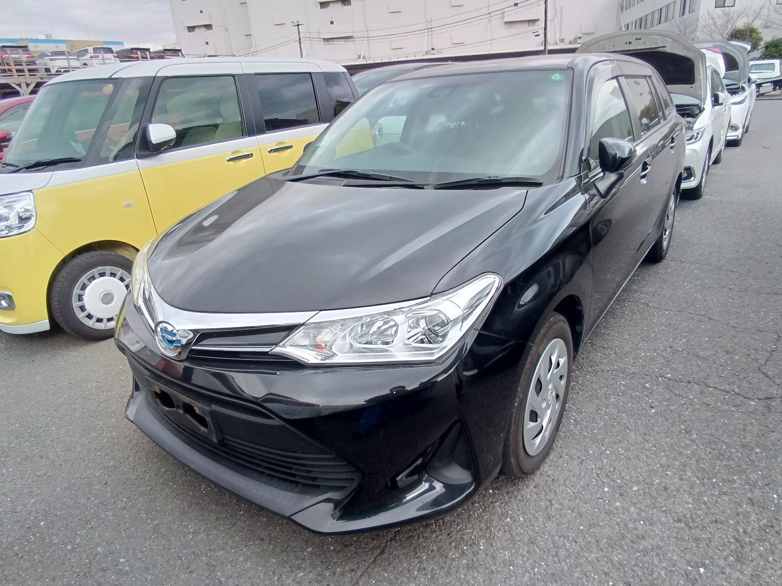 TOYOTA COROLLA FIELDER-HYBRID EX-2021 BLACK
