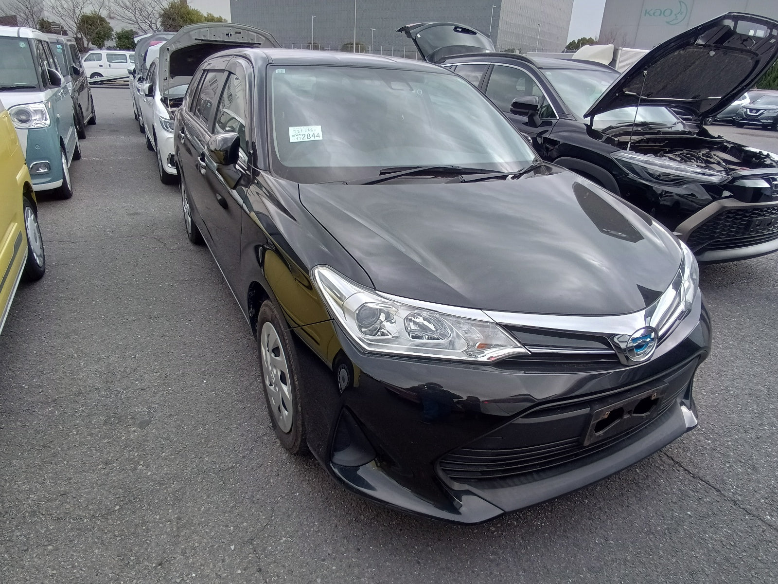 TOYOTA COROLLA FIELDER-HYBRID EX-2021 BLACK
