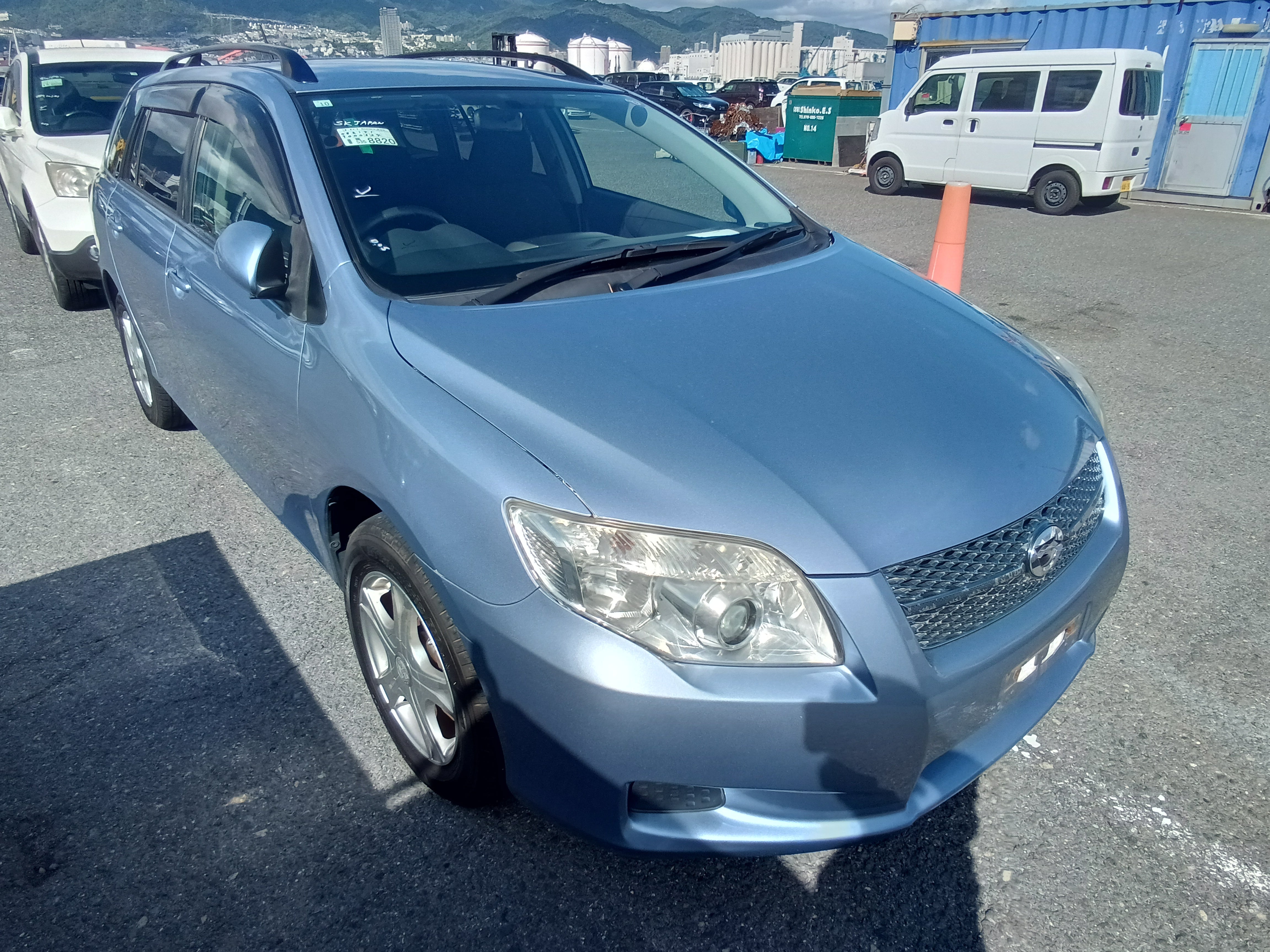 TOYOTA COROLLA FIELDER 2006 LIGHT BLUE