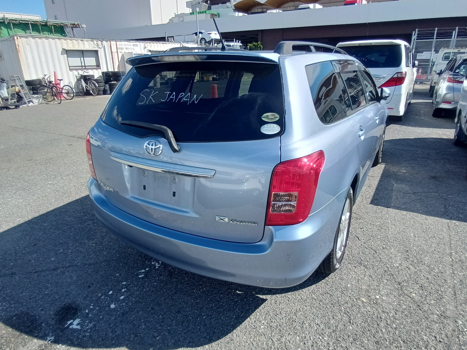 TOYOTA COROLLA FIELDER 2006 LIGHT BLUE