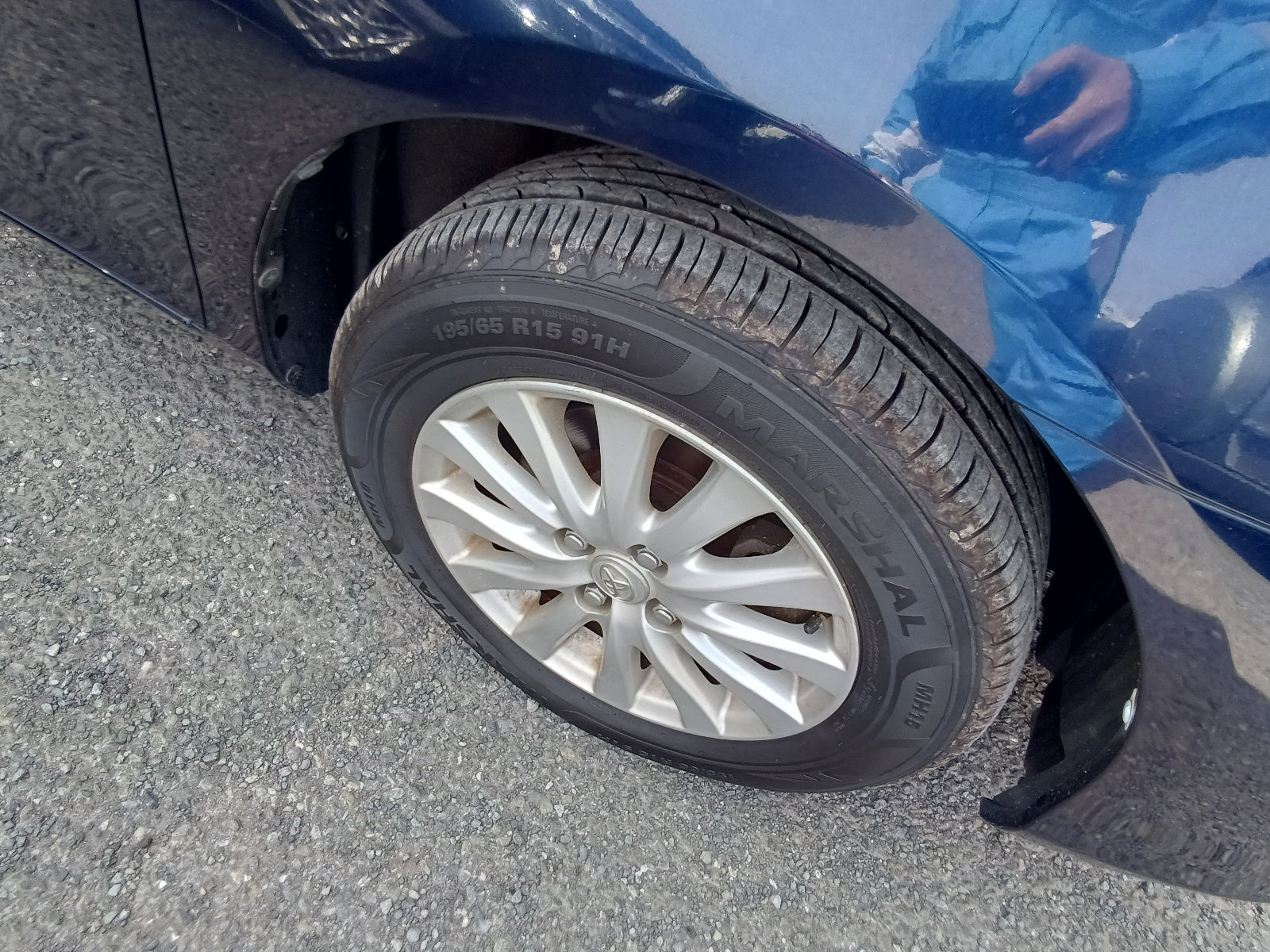 TOYOTA COROLLA FIELDER 2006 NAVY BLUE