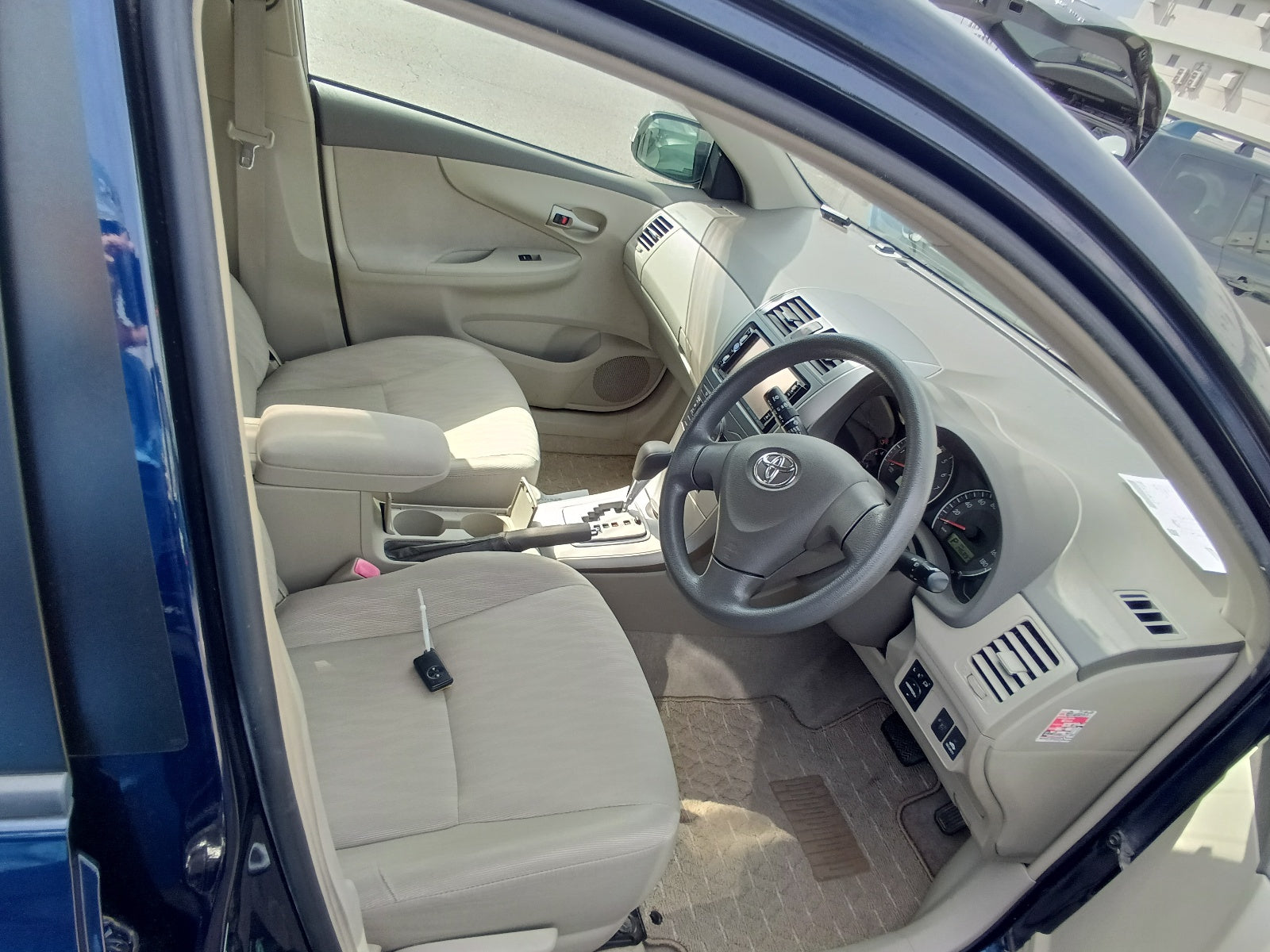 TOYOTA COROLLA FIELDER 2006 NAVY BLUE