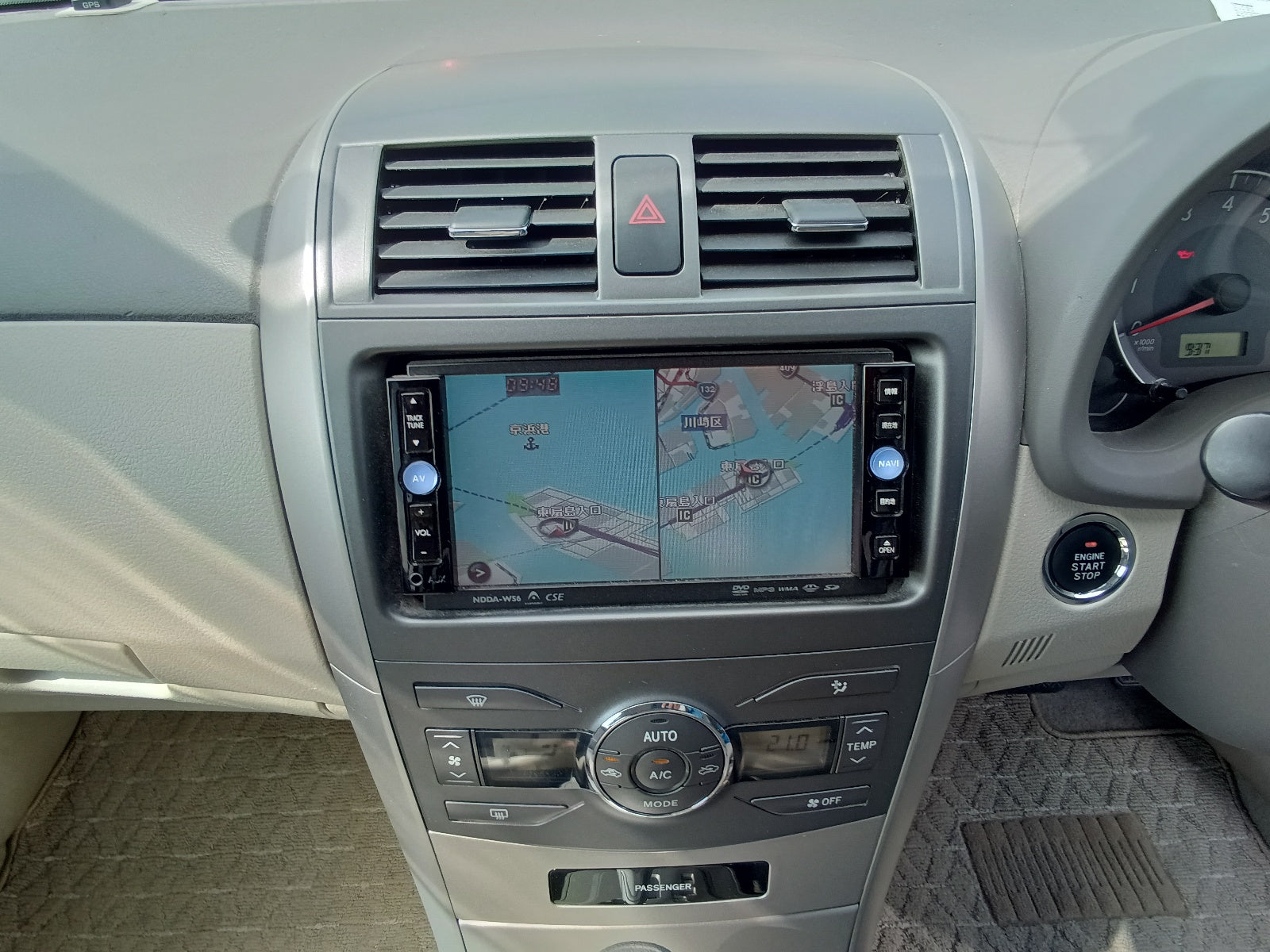 TOYOTA COROLLA FIELDER 2006 NAVY BLUE