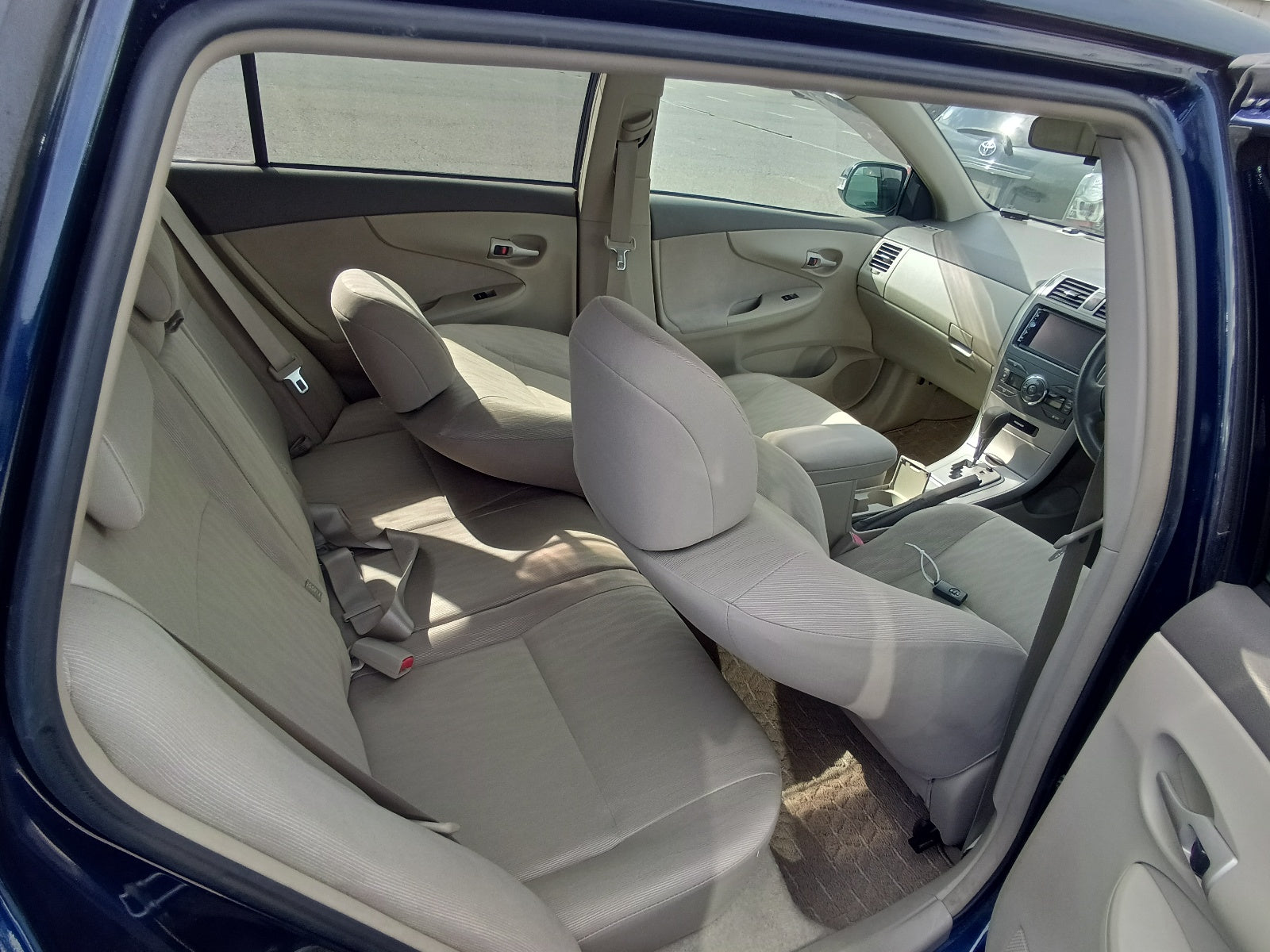 TOYOTA COROLLA FIELDER 2006 NAVY BLUE