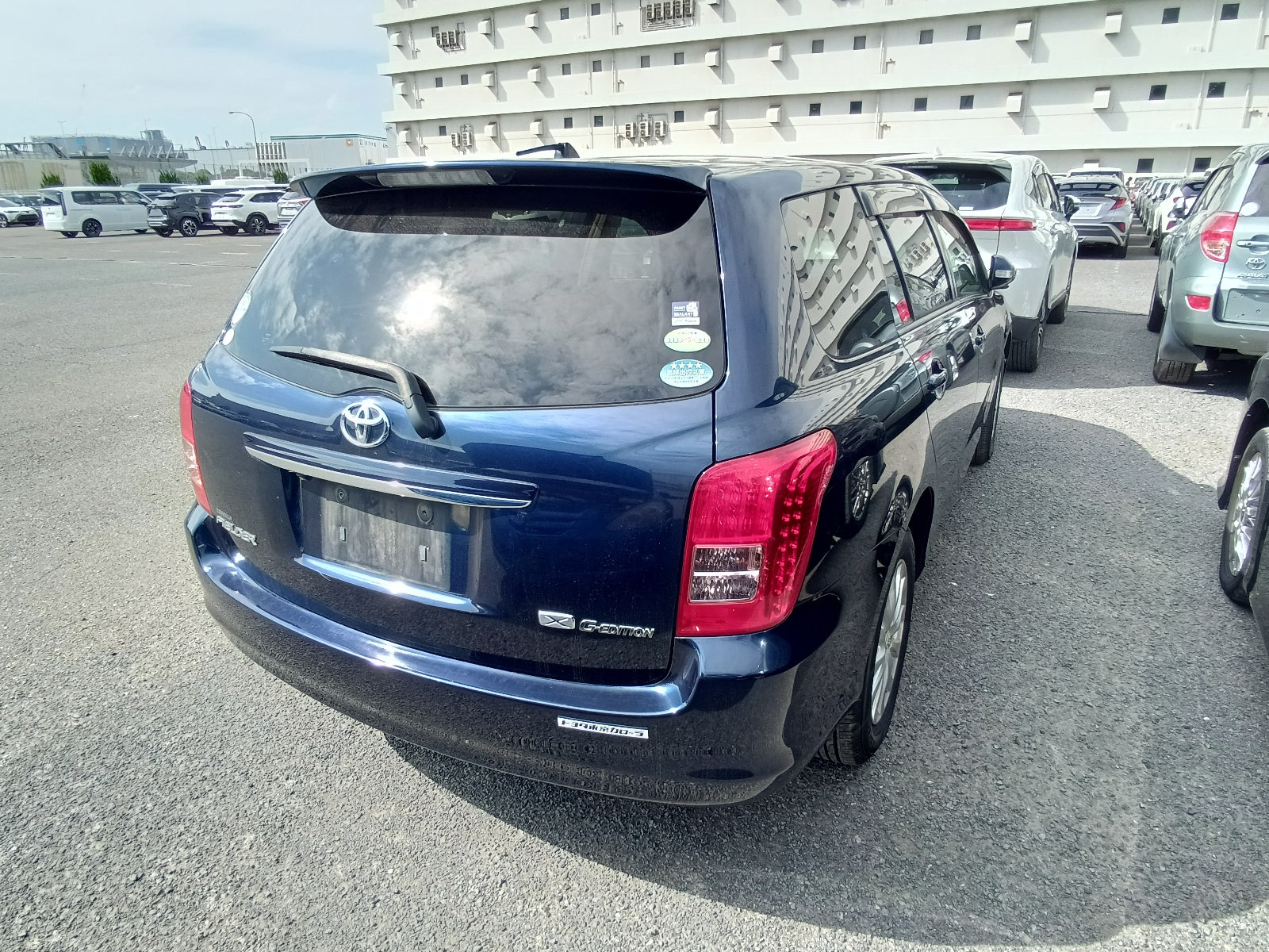 TOYOTA COROLLA FIELDER 2006 NAVY BLUE