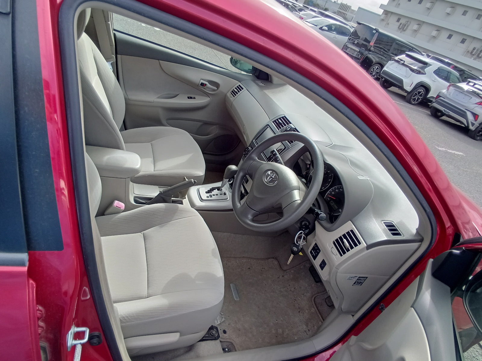 TOYOTA COROLLA FIELDER 2007 red