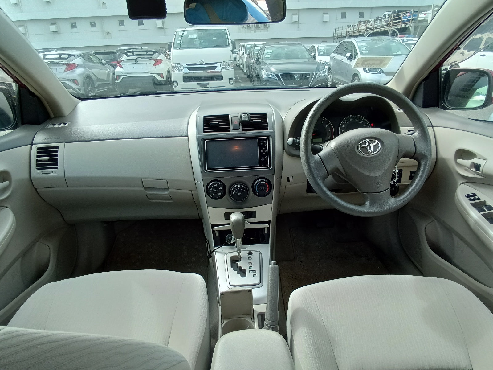 TOYOTA COROLLA FIELDER 2007 red