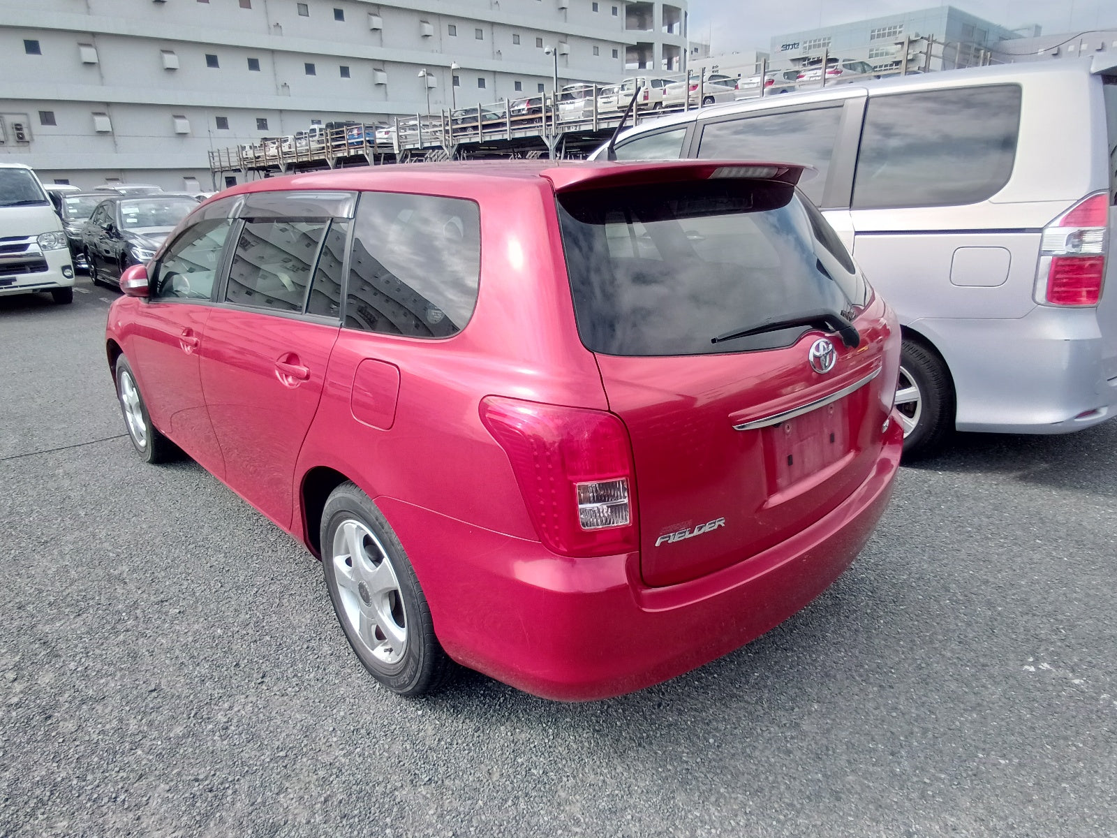 TOYOTA COROLLA FIELDER 2007 red