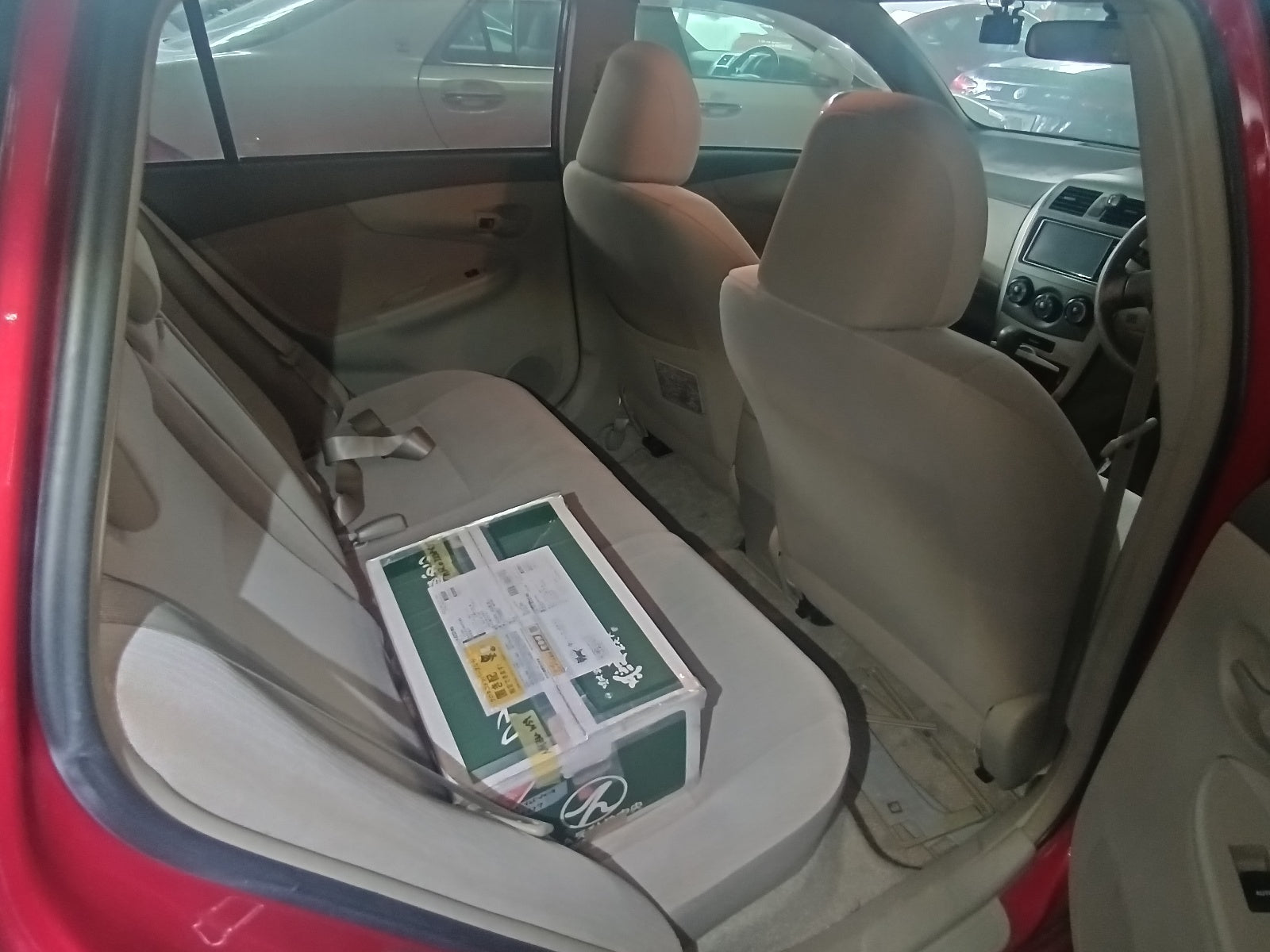 TOYOTA COROLLA FIELDER 2007 red