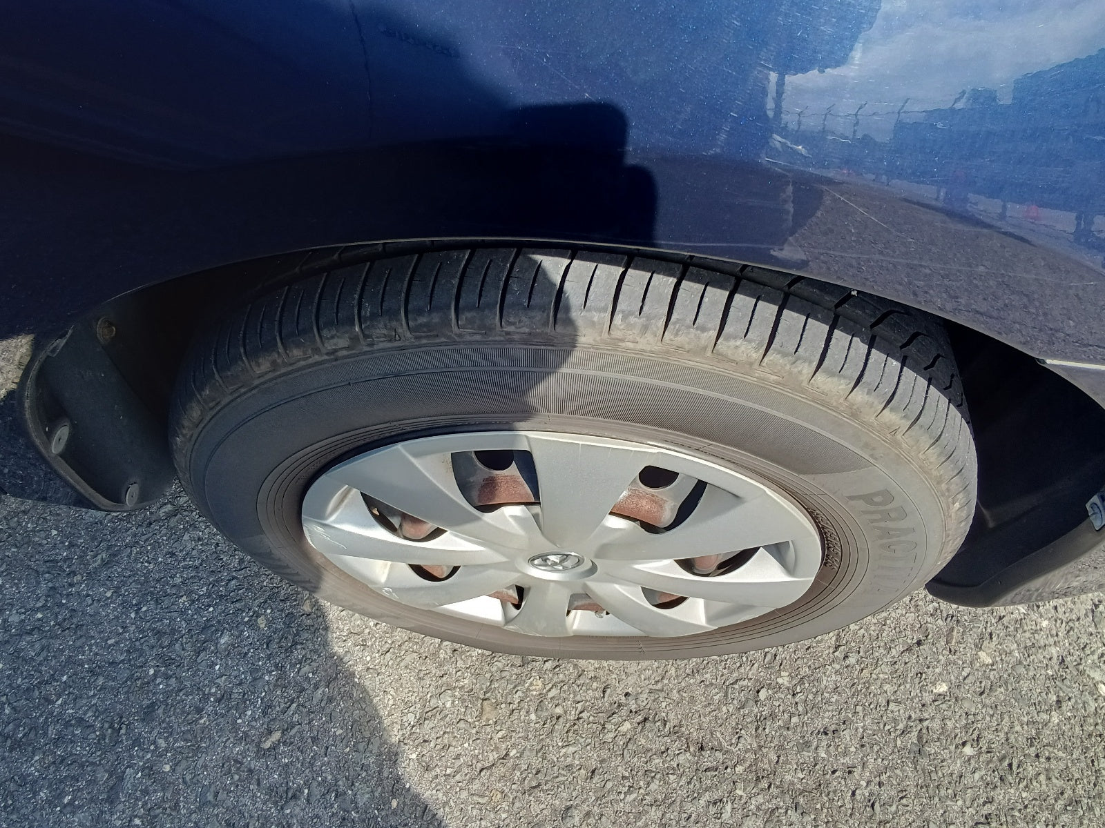 TOYOTA COROLLA FIELDER 2007 NAVY BLUE