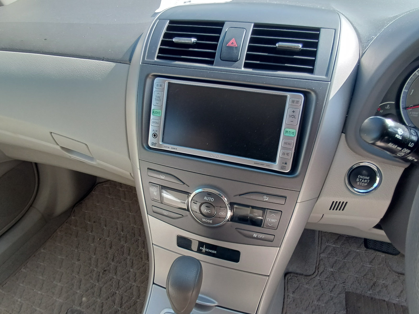 TOYOTA COROLLA FIELDER 2007 NAVY BLUE