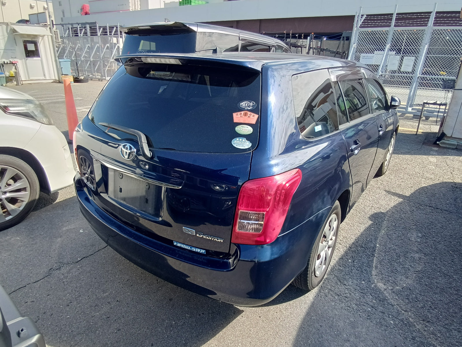 TOYOTA COROLLA FIELDER 2007 NAVY BLUE