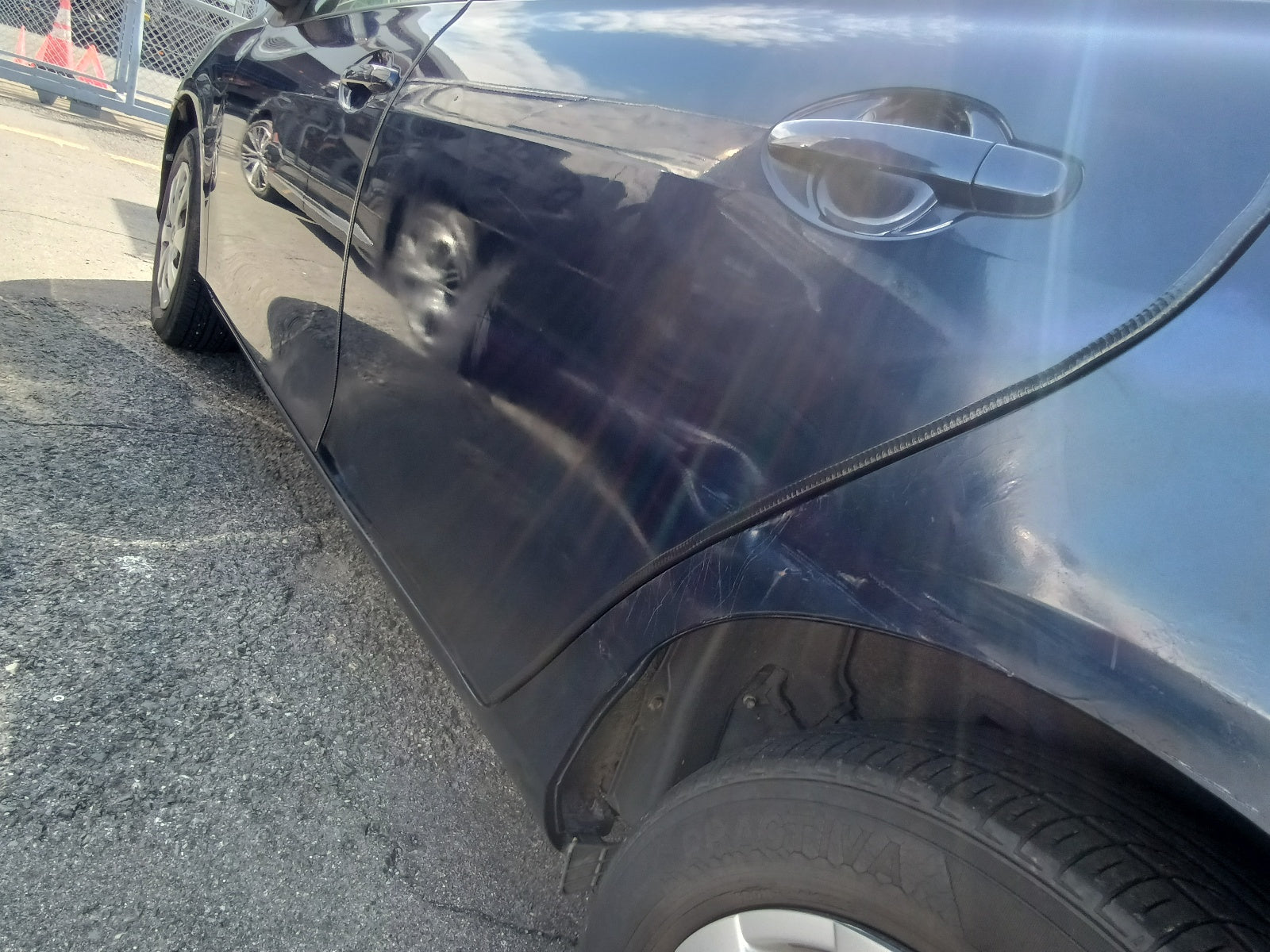 TOYOTA COROLLA FIELDER 2007 NAVY BLUE