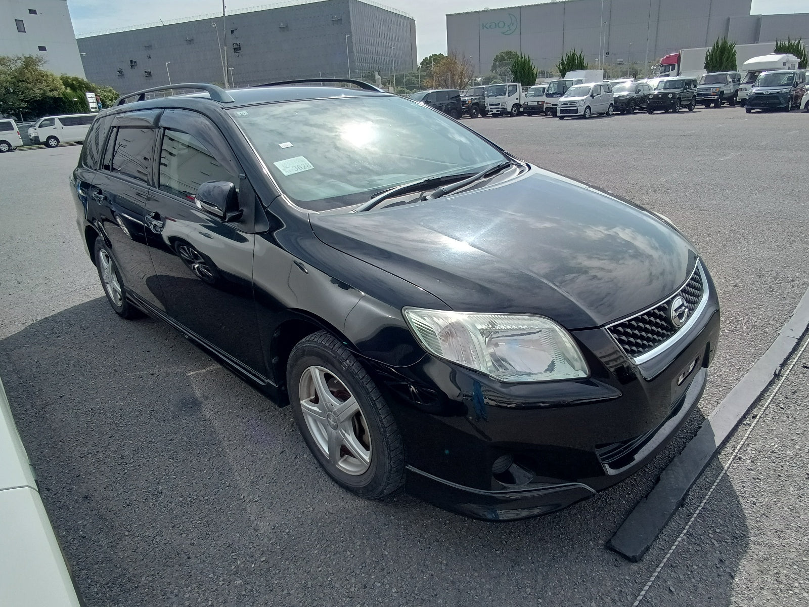 TOYOTA COROLLA FIELDER 2009 BLACK