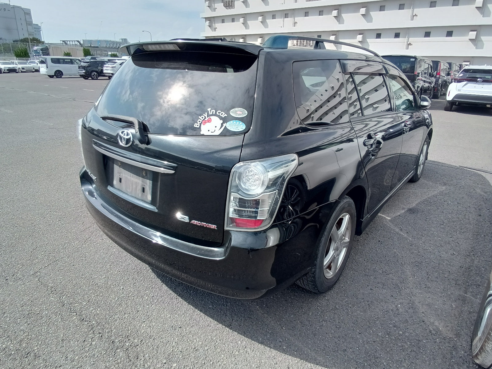 TOYOTA COROLLA FIELDER 2009 BLACK