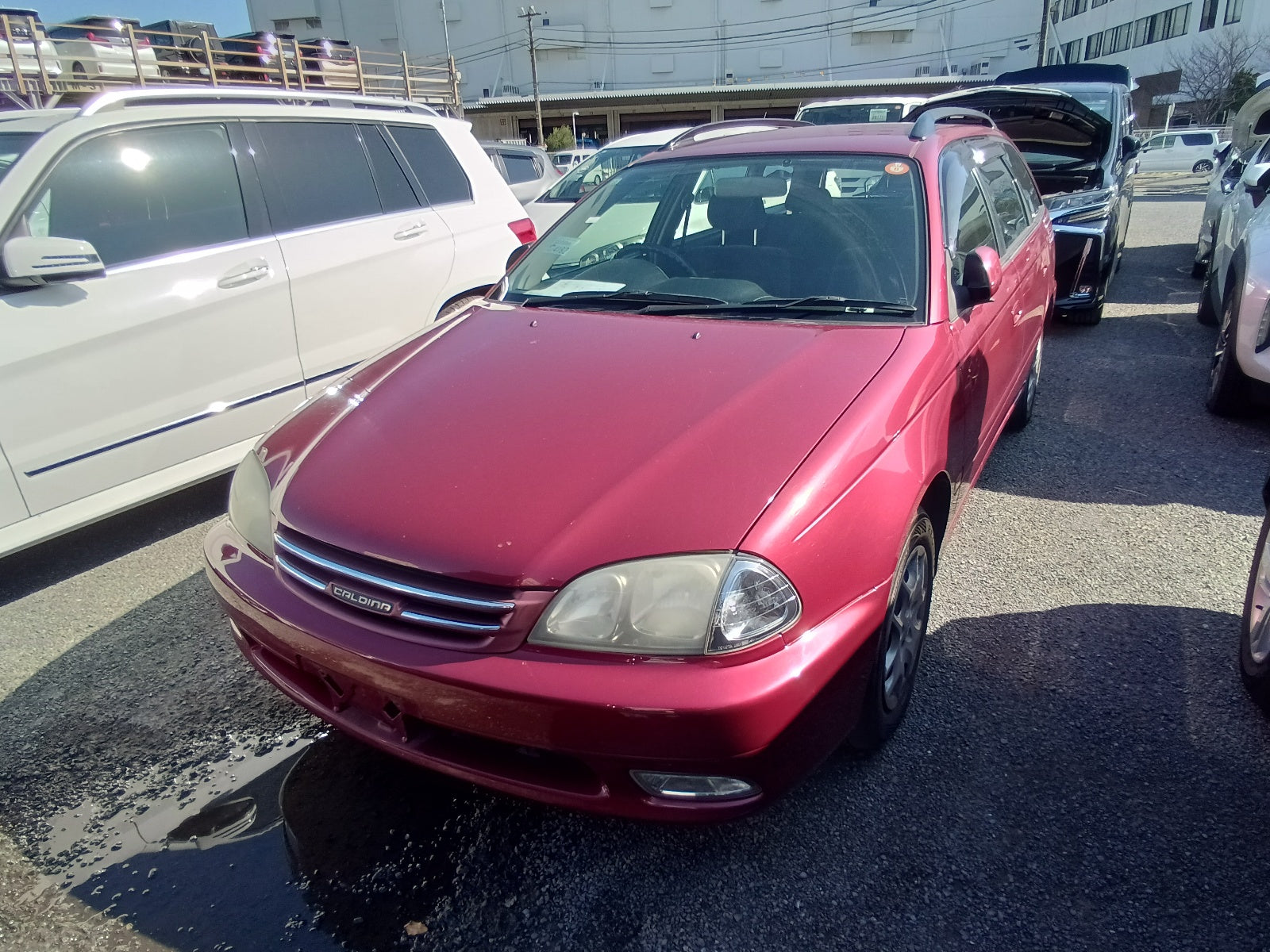 TOYOTA CALDINA VAN-2001 RED