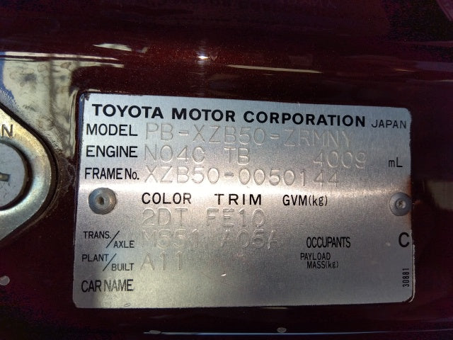 TOYOTA COASTER-LX-2004