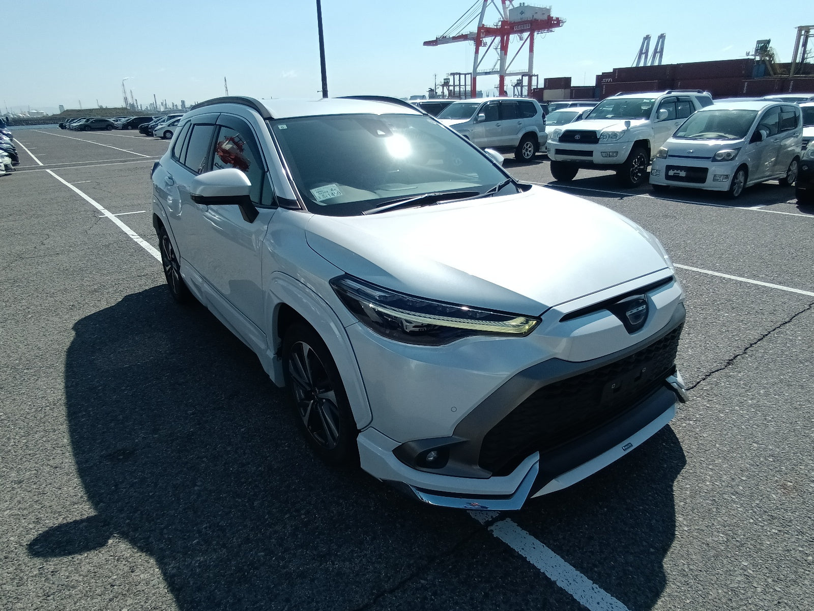 TOYOTA COROLLA CROSS 2021 WHITE HYBRID Z