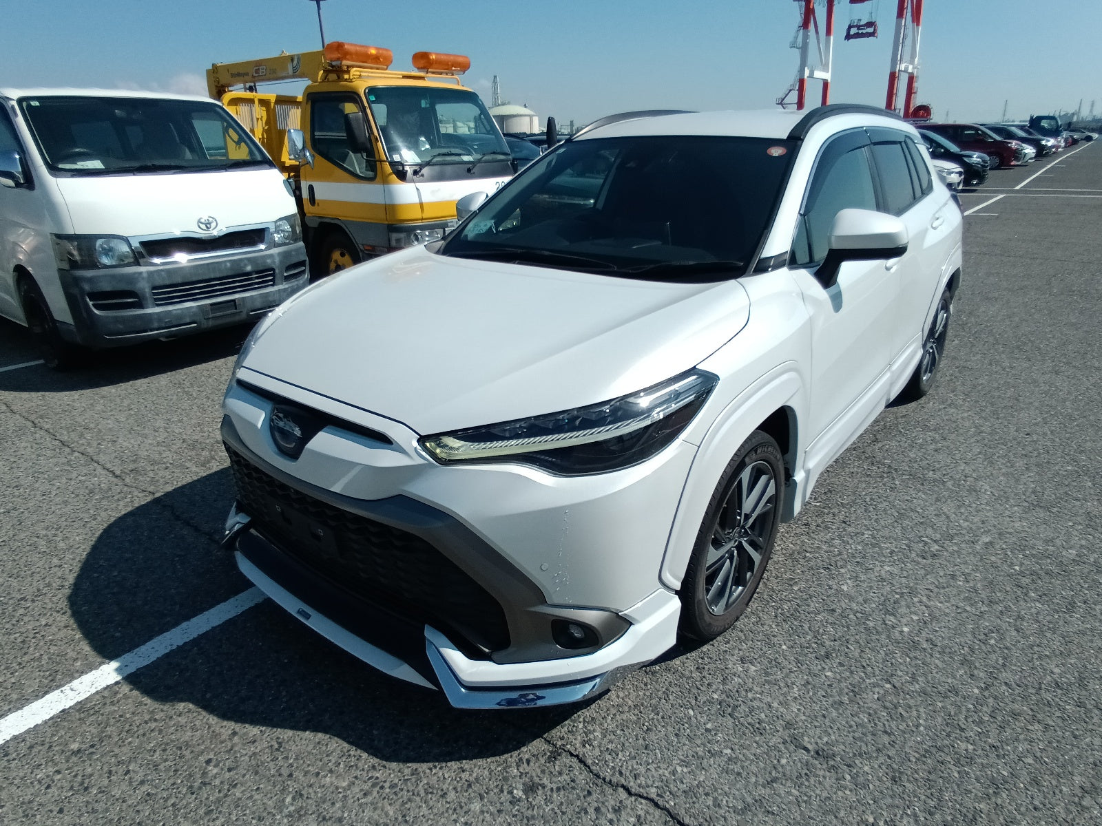 TOYOTA COROLLA CROSS 2021 WHITE HYBRID Z