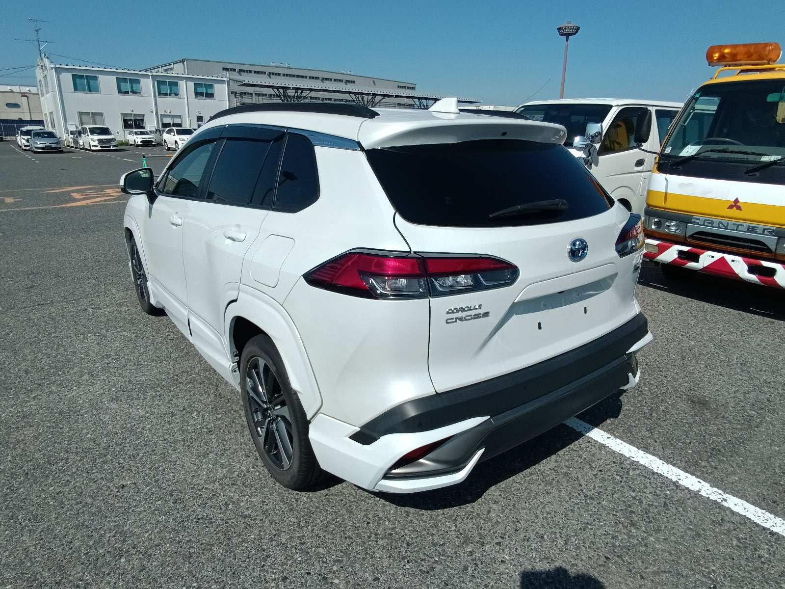 TOYOTA COROLLA CROSS 2021 WHITE HYBRID Z