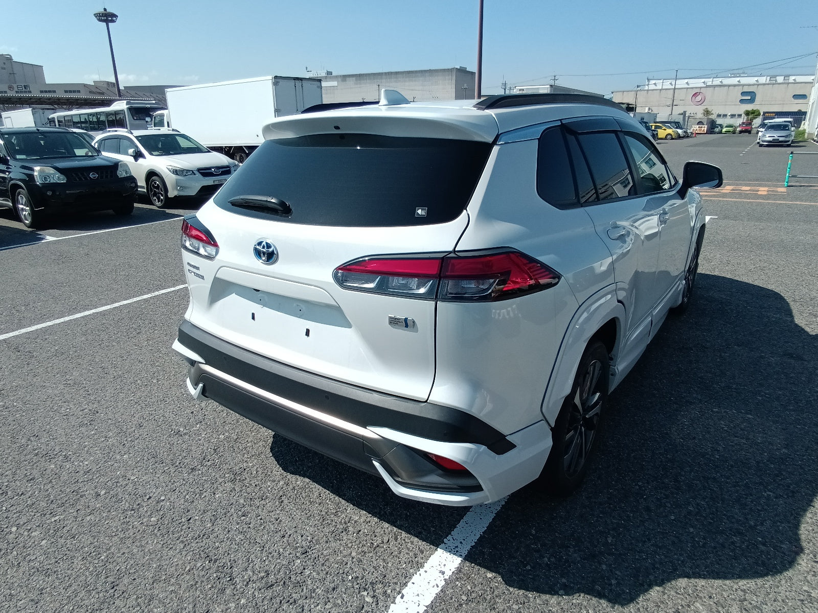 TOYOTA COROLLA CROSS 2021 WHITE HYBRID Z