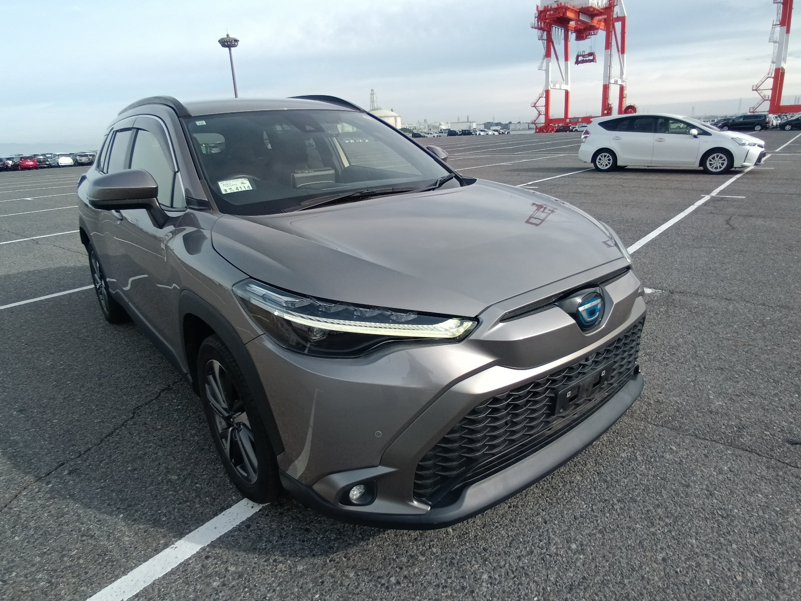 TOYOTA COROLLA CROSS 2021 HYBRID Z BROWN