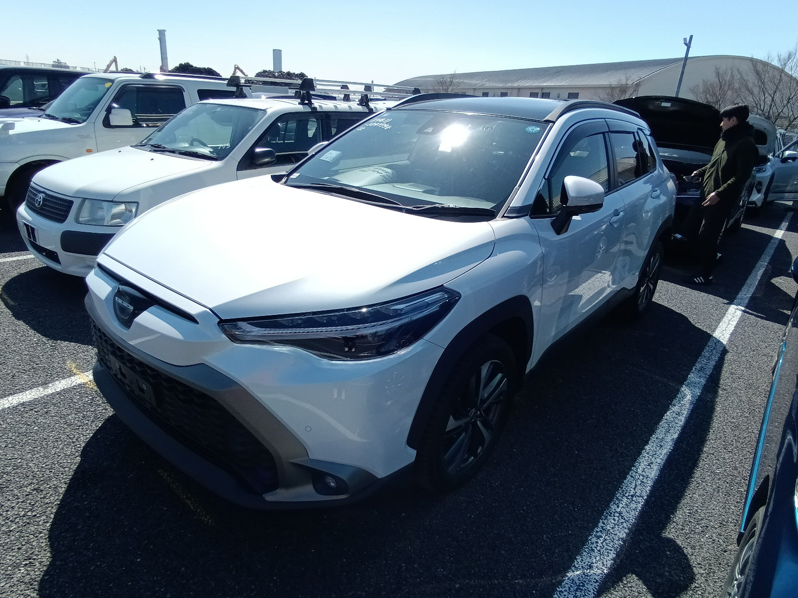 TOYOTA COROLLA CROSS-HYBRID Z PACKAGE-2023 WHITE