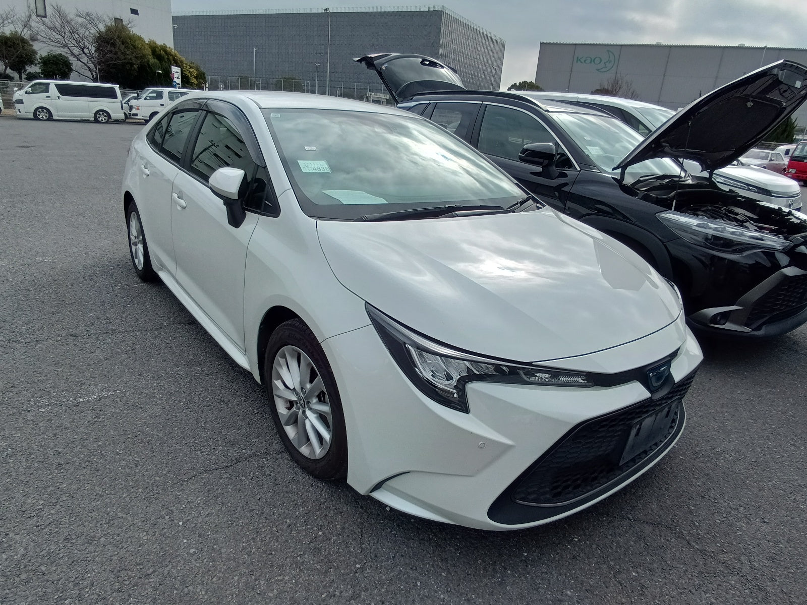 TOYOTA COROLLA 2021 white Hybrid S