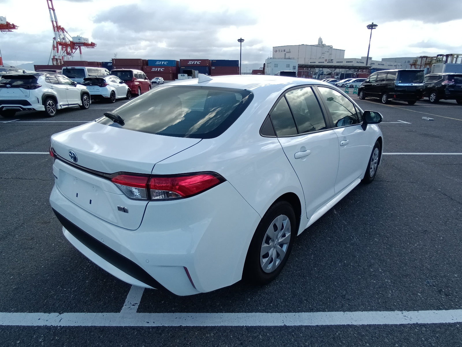 TOYOTA COROLLA 2021 white Hybrid G-X