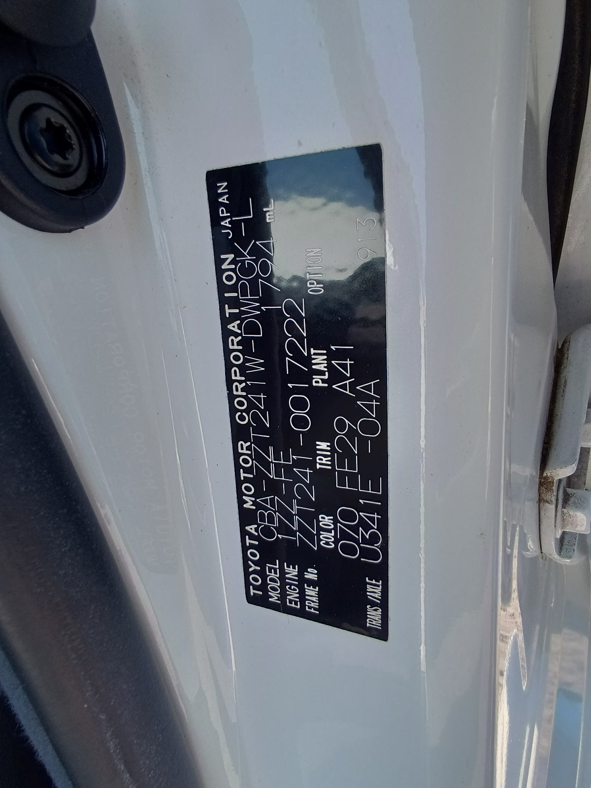 TOYOTA CALDINA-Z L Edition-2004